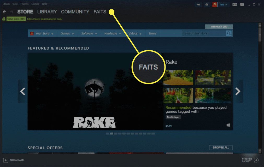 why is the top bar for steam on mac not working